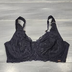 DORINA Aina Bralette XL Non Padded Lace Wire‎ Free Black